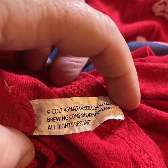 EUC throw back 90s Gap-colt 45-large, red tee. authentic collection licensed T - Picture 9 of 9